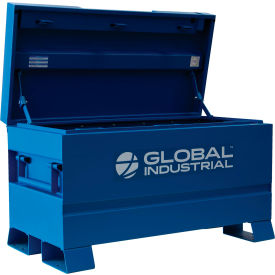 Global Industrial 133722 Global Industrial™ Job Site Chest, 12 Cu. Ft., Steel, Blue image.