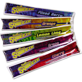 Sqwincher 159200201 Sqwincher Sqweeze Electrolyte Freezer Pops - Assorted Flavors, 3 oz., 150/Case image.