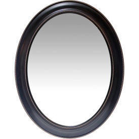 Infinity Instruments 15370BK Infinity Instruments Black Sonore Wall Mirror image.