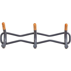 Safco Family Coat Wall Rack, 3 Hook, 6-1/4 Safco Family Coat Wall Rack, 3 Hook, 6-1/4