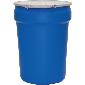 Eagle 1601MB Plastic Lab Pack Drum with Metal Lever Lock - 30 Gallon