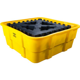Eagle 1683 IBC Spill Containment Unit - Yellow with No Drain