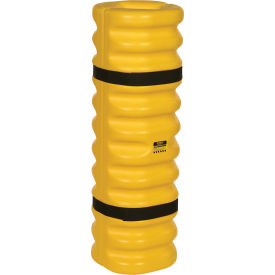 Narrow Column Protector, 4"- 6" Column Opening, 13"O.D. x 42"H, Yellow view 2