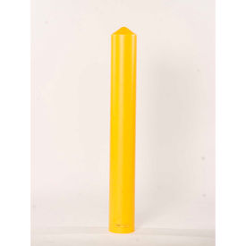JUSTRITE SAFETY GROUP 1735 Eagle Smooth Bollard Post Sleeve 4" Yellow, 1735 image.