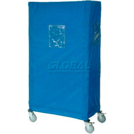 Global Industrial 188373BL Nylon Cover, Blue, 60"W x 18"D x 63"H image.