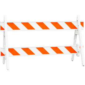 Plasticade Traffic Barricade A-Frame 6 Ft. With 2 Rail