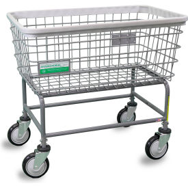 R&B WIRE PRODUCTS INC 200F/ANTI R&B Wire Products® Antimicrobial Large Capacity Wire Cart, 4.5 Bushel image.