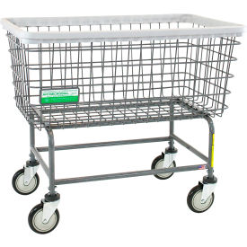 R&B WIRE PRODUCTS INC 201H/ANTI R&B Wire Products® Antimicrobial Mega Capacity Wire Cart, 6 Bu image.