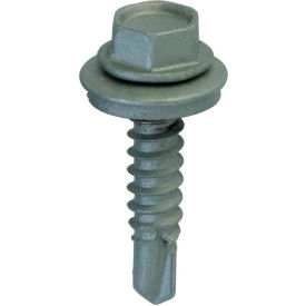 Itw Brands 21408 Roofing Screw - #12 x 3/4" - Hex Head - Drill Point - Pkg of 90 - ITW Teks® 21408 image.