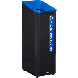 Rubbermaid Sustain Mixed Recycling Container 15 Gal, Blue