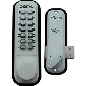 LockeyUSA 2200WH Lockey Digital Door Lock 2200 Surface/Rim Mount, White image.