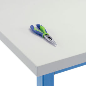 Global Industrial 601149 Global Industrial™ Workbench Top, Plastic Laminate Square Edge, 48"W x 30"D x 1-5/8" Thick image.