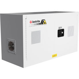 Justrite® Lithium-Ion Battery Charging Cabinet For 8 Receptacles 4kWh TECR Capacity Gray 