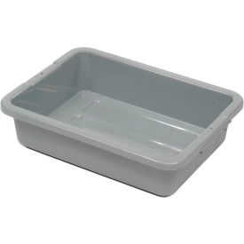 Rubbermaid Commercial Products FG335192GRAY Rubbermaid 3351-92 Utility Tote Box Without Lid 21-1/2 x 17-3/4 x 7 image.