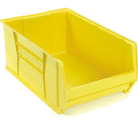 Akro-Mils® Super-Size AkroBin® Plastic Stacking Bin 18-3/8""W x 29-1/4""L x 12""H Yellow