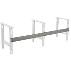 Global Industrial™ Workbench Steel Stringer For C Channel Adj Leg & Fixed Height 96""W Gray