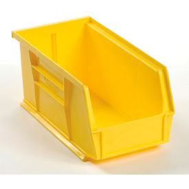 Global Industrial™ Plastic Stack & Hang Bin 5-1/2""W x 10-7/8""L x 5""H Yellow