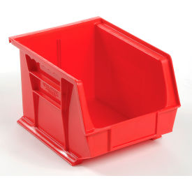 Global Industrial™ Plastic Stack & Hang Bin 8-1/4""W x 10-3/4""L x 7""H Red