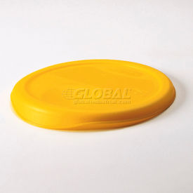 Rubbermaid Commercial Products FG572200YEL  Rubbermaid® Commercial Lid For Containers, 8-1/2" Dia., Yellow image.