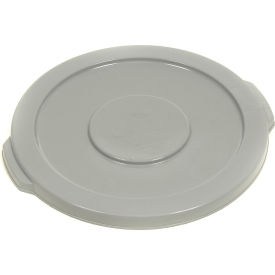Global Industrial 240457GY Global Industrial™ Plastic Trash Can Lid - 10 Gallon Gray image.