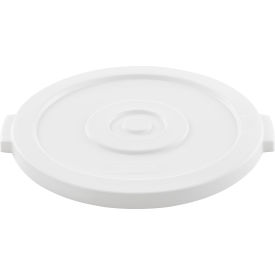 Global Industrial 240459WH Global Industrial™ Plastic Trash Can Lid - 20 Gallon White image.