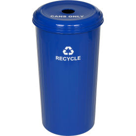 Witt Company 10/1DTDB Witt Industries Recycling Can, 20 Gallon, Blue image.