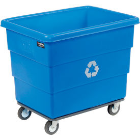 CR Daniels  Dandux 51-116012U-5RYC Dandux Recycling Cube Truck For Multiple Recyclables, 12 Bushel, Blue image.