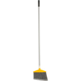 Rubbermaid Commercial Products FG638500GRAY Rubbermaid® Angled Broom With Aluminum Handle image.