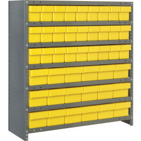 Quantum CL1839-624 Closed Shelving Euro Drawer Unit - 36x18x39 - 45 Euro Drawers Yellow