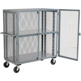 Jamco Products, Inc. VR472P600GPQQ Security Clearview Truck with Adjustable Shelf 71 x 38, 3000 Lb. Cap. image.