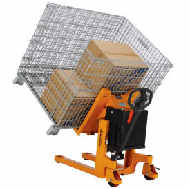 Global Industrial 241424 Battery Powered Portable Container, Pallet & Skid Tilter 2200 Lb. Capacity image.