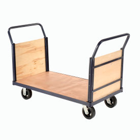 Global Industrial 952670 Global Industrial™ Euro Truck With Wood Ends & Deck 60 x 30 2400 Lb. Capacity image.