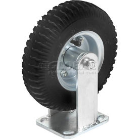 Casters, Wheels & Industrial Handling 16SF06227-R Rigid Plate Caster 6" Full Pneumatic Wheel 200 Lb. Capacity  image.