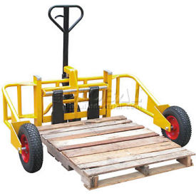 Vestil All Terrain Manual Pallet Jack 2000 lb. Capacity 64""W x 32""L Forks