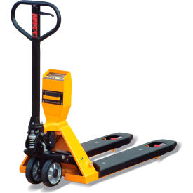 Global Industrial RHM20L NTEP Approved Legal for Trade Pallet Jack Scale Truck 5000 Lb. Capacity - 27 x 48 Forks image.