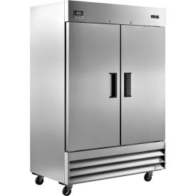 Global Industrial 243008 Nexel® Reach In Refrigerator, 2 Solid Doors, 47 Cu. Ft. image.