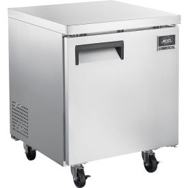 Global Industrial 243085 Nexel® Undercounter Refrigerator, 1 Solid Door, 5.5 Cu. Ft., Stainless Steel image.