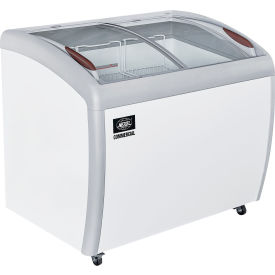 Global Industrial 243205 Nexel® Ice Cream Freezer, Curved Glass Lid, 39"W image.