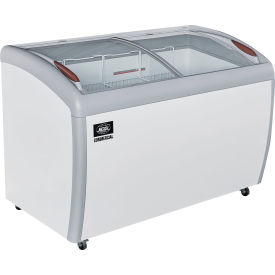 Global Industrial 243206 Nexel® Ice Cream Freezer, Curved Glass Lid, 49"W image.