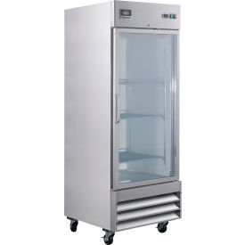 Global Industrial 243218 Nexel® Reach In Refrigerator, 1 Glass Door, 23 Cu. Ft. image.