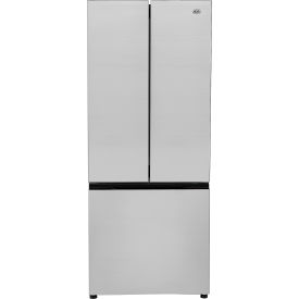 Nexel® Refrigerator & Freezer Combo 16 Cu. Ft. French Doors Stainless Steel