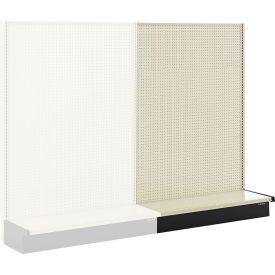 Global Industrial™ Gondola Shelving Single Sided Wall Add-On 48"W x 19"D x 72"H Beige