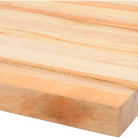 Global Industrial™ Workbench Top Boos Maple Butcher Block Square Edge 60""Wx24""Dx1-3/4"" Thick