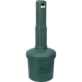 Global Industrial 245133GN Global Industrial™ Outdoor Ashtray, 5 Gallon, Green image.