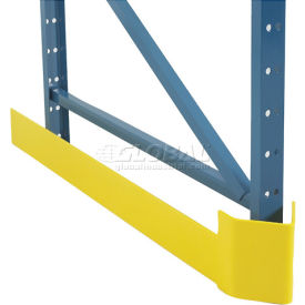 Steel King GDRL11046YW Pallet Rack End Guard 46"L Right Side image.