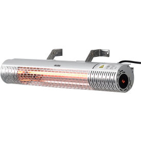 Global Industrial 246720 Global Industrial® Infrared Patio Heater w/ Remote Control, Wall/Ceiling Mount, 1500W, 30-3/4"L image.