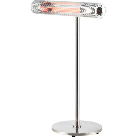 Global Industrial 246723 Global Industrial® Infrared Patio Heater w/Remote Control, Free Standing, 1500W, 30-3/4"L image.