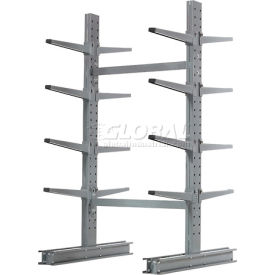 Global Industrial 248375 Global Industrial™ Double Sided Cantilever Rack Starter, 48"Wx54"Dx96"H image.