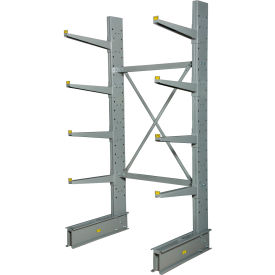 Global Industrial 248377L Global Industrial™ Single Sided Cantilever Rack Starter, 2" Lip, 48"W x 38"D x 96"H image.