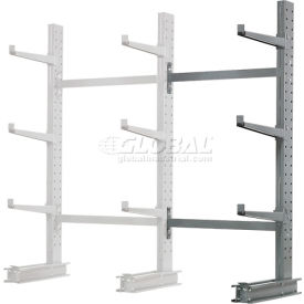 Global Industrial 248389L Global Industrial™ Single Sided Cantilever Rack Add-On, 2" Lip, 48"Wx33"Dx72"H image.